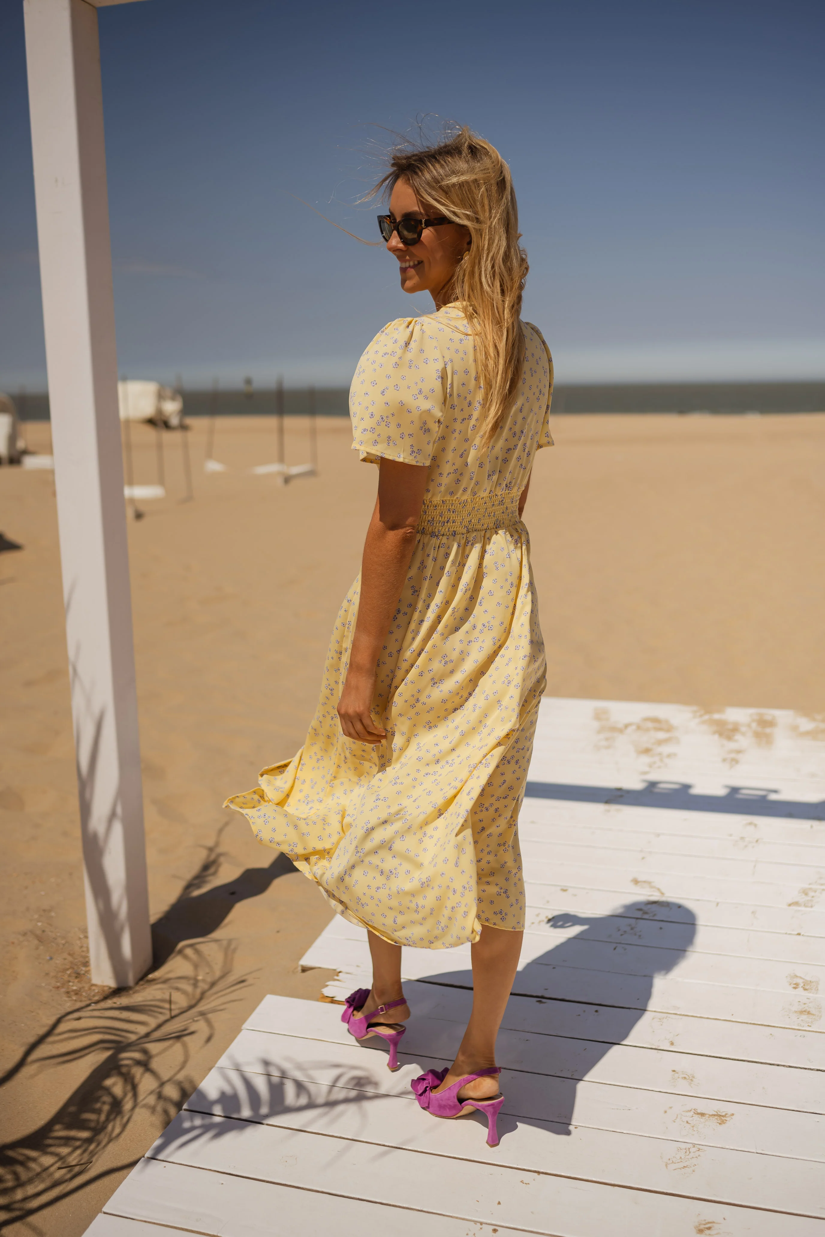 Sutton dress - yellow