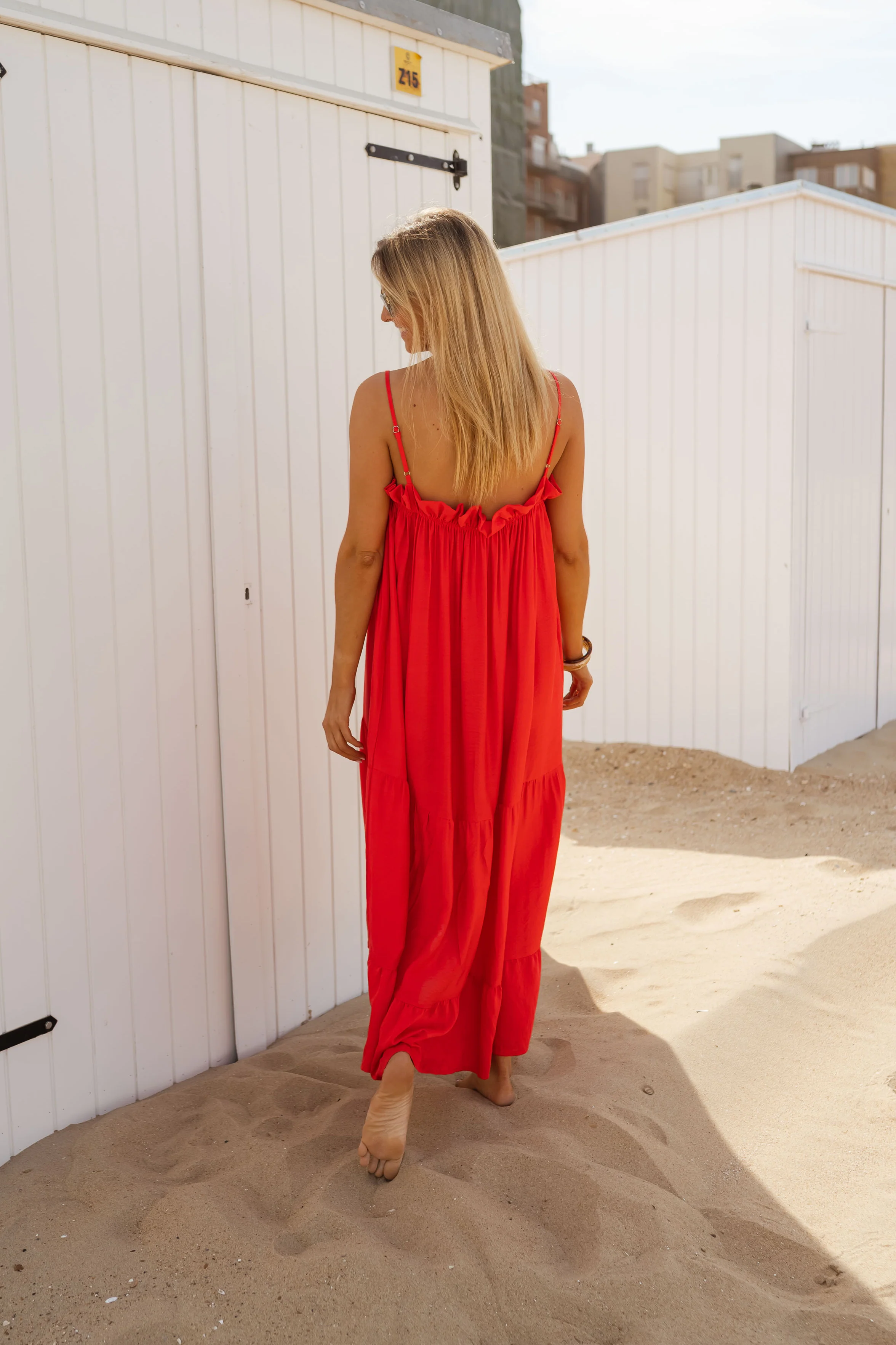 Zohali dress - red