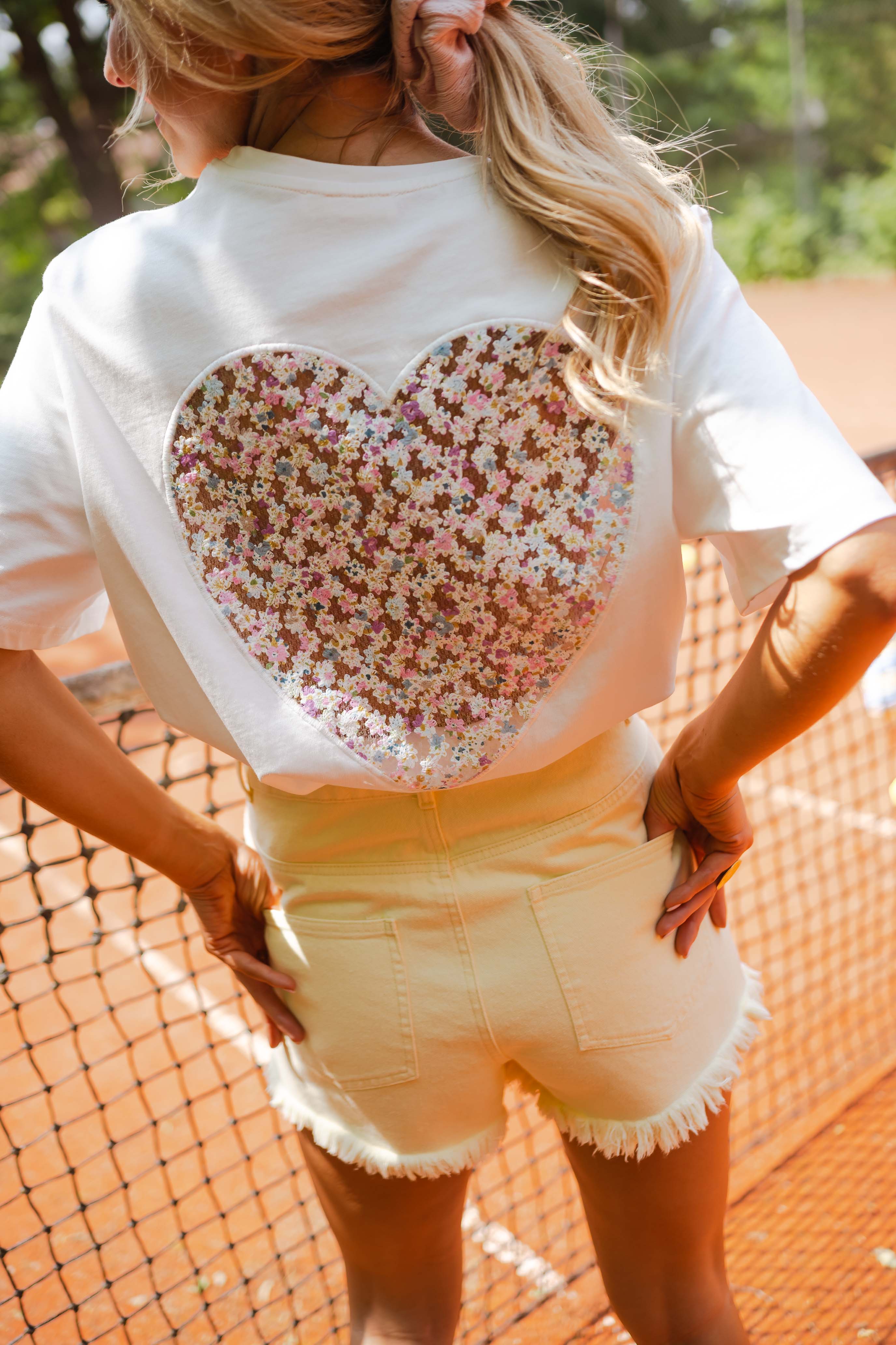 Rosa t-shirt - white