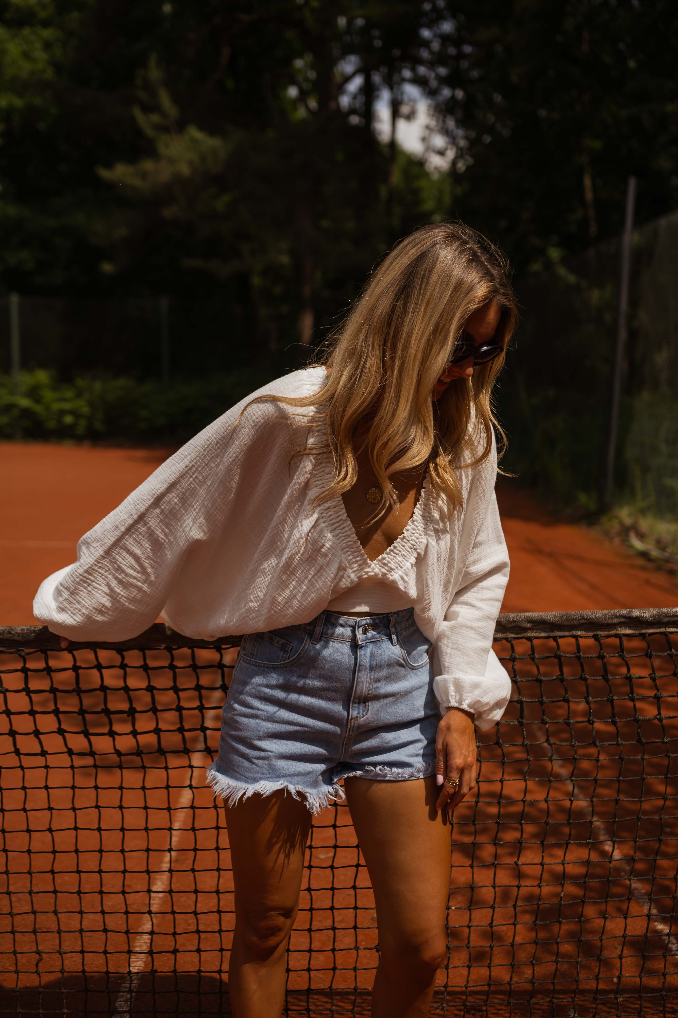 Manoa blouse - white cotton gaze